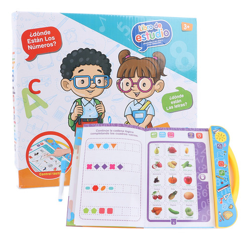 Libro Didáctico Interactivo Aprendizaje Bilingüe Para Niños
