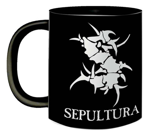 Caneca De Porcelana Metal Banda Brasileira Sepultura Bh