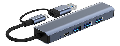 Adaptador Usb 3.0 A Ethernet, Hub Multipuerto 5 En 1 Con Gig