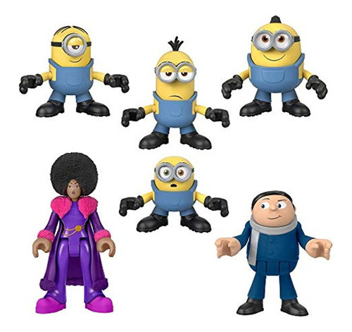 Fisher-price Imaginext Minions The Rise Of Gru Figure Pack,