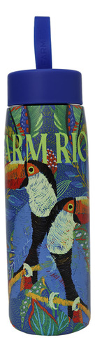 Garrafa Farm Que Sede Tapete De Tucano 750 Ml Cor Azul