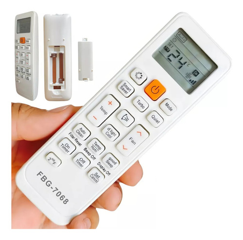 Kit 2 Controle Ar Condicionado Samsung Virus Doctor Inverter Cor Kit 2 Controle Samsung