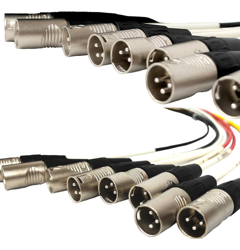 Rapcohorizon 33sbr8 Subsnake 8 Canales 10 Mts, Xlr Rean