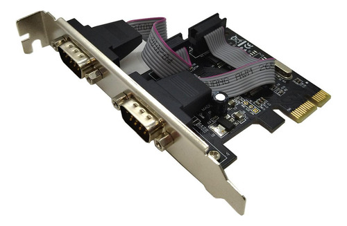 Placa Slot Pci Express Serial 2 Portas Lotus Lt-p610