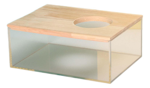 Contenedor De Baño De Arena Para Hámster, Rectángulo S