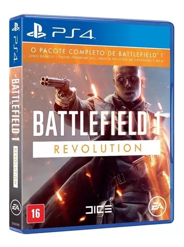 Jogo Battlefield 1 Revolution Mídia Física Novo Ps4 - Guerra