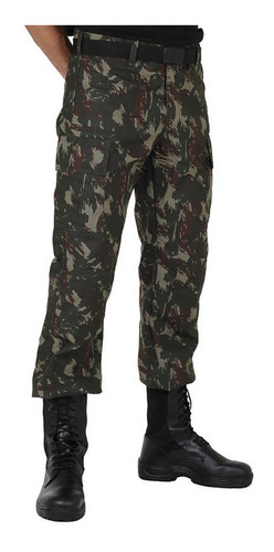 Calça Treme Terra Em Rip Stop - Camuflado Padrão Eb