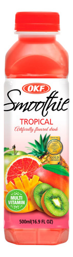 Jugo Okf Sabor Mix Smoothie Tropical 500ml Caja De 20 Uni