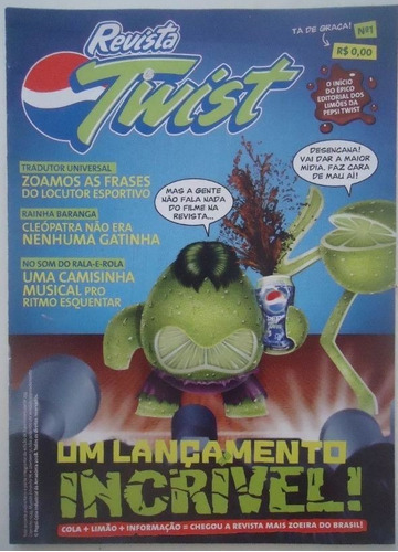 Revista Twist Nº 01 - Pepsi