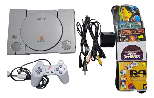 Consola Ps1 Playstation Fat Completa Laser 6 Puntos Local Mg (Usado)