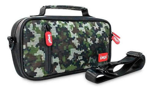 Bolso Estuche Nintendo Switch Modelo Camuflaje Protector 