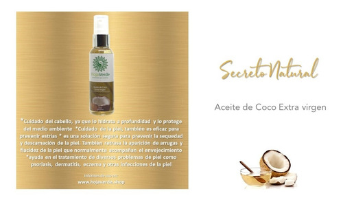 Paquete De 2 Aceite De Coco Extravirgen Para Cuidado Capilar