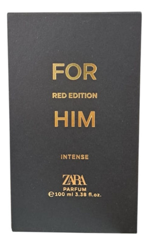 Perfume Zara. For Him Red Edition Intense. Parfum. 100ml