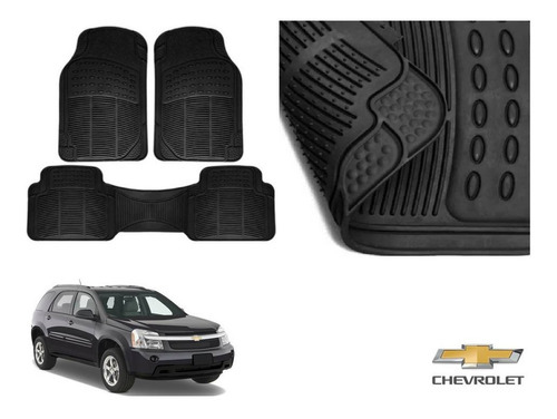 Tapetes Uso Rudo Chevrolet Equinox 2007 Rubber Black Origina