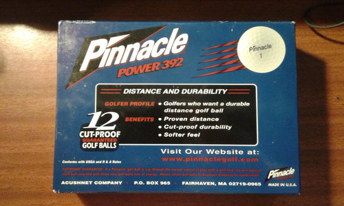 Pelotas De Golf Pinnacle Power 392