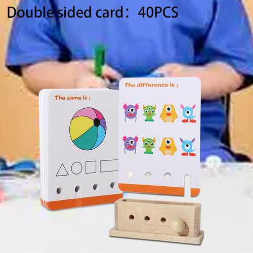 Juguete De Clasificación De Formas, Tarjetas Nivel Simple