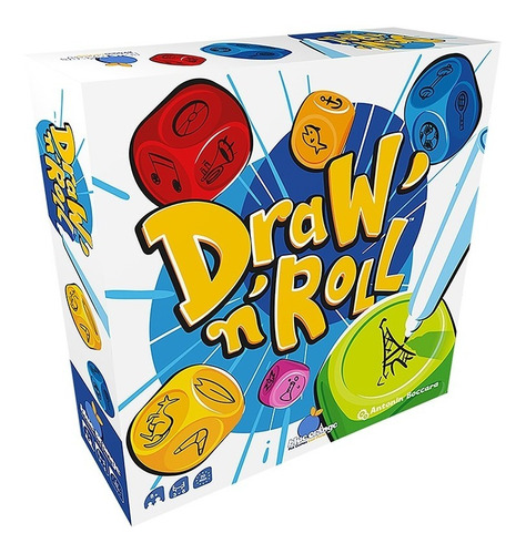 Juego De Mesa Drawnroll Blue Orange