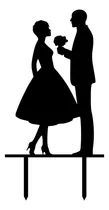 Comprar Cake Topper Adorno Torta Casamiento Boda Pareja