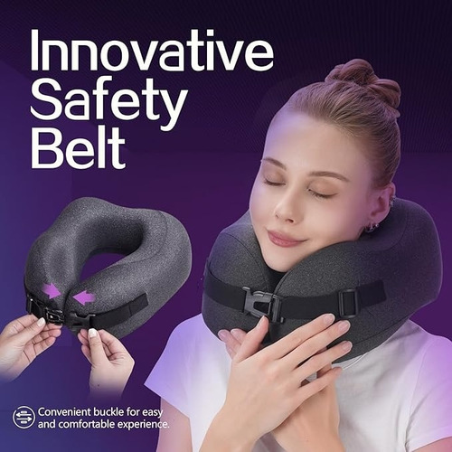 Almohada De Viaje Con Cómodo Cojín Cervical De Espuma