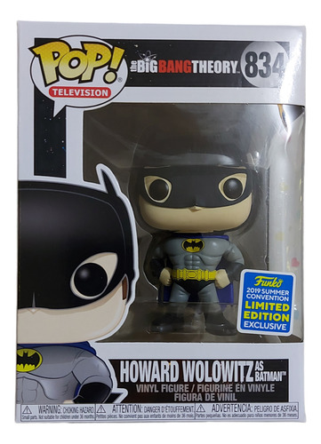 Funko Pop The Big Bang Theory Howard Wolowitz As Batman #834 (Usado)