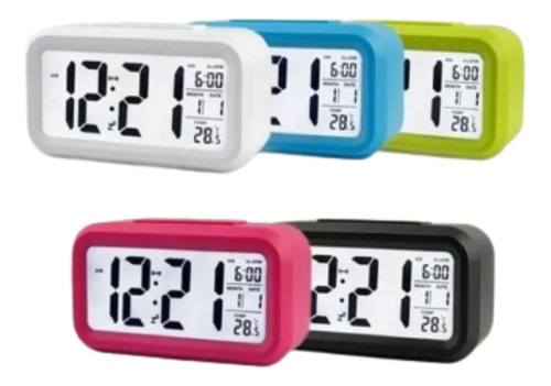 Reloj Despertador Pantalla Led Fecha Temperatura Alarma