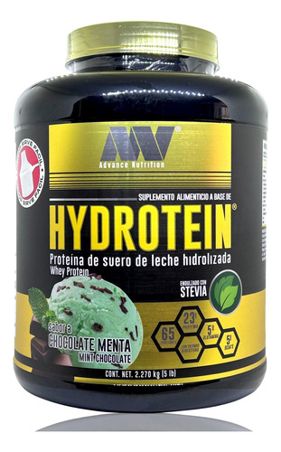 Hydrotein Whey Protein Chocomenta 5 Lbs Advance Nutrition.