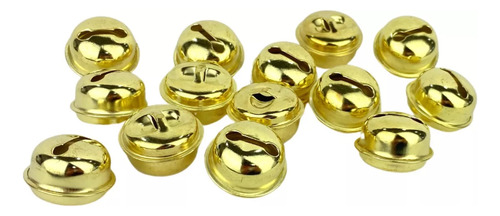 Cascabel Metalico Dorado 16mm Manualidades 100 Piezas