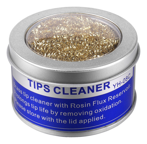 Soldering Iron Tip Cleaner, Soft Coiled Brass Wire Spon...