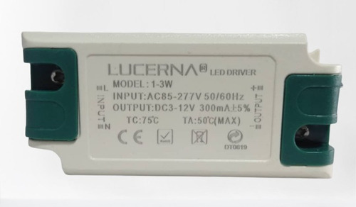 Driver Multivoltaje Para Paneles Led 1-3 W Lucerna