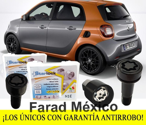 Tuercas Seguridad Smart Forfour Passion Turbo Garantizados!!