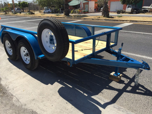 Imagen 7 de 15 de Remolque Plataforma Para Maquinaria, 3 Toneladas, 2 Ejes