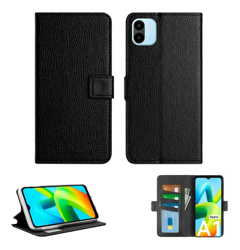 Funda Xiaomi Redmi A1  Flip Tipo Librito Protector Reforzado