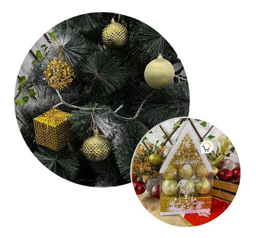 Bolas Navideñas X12 Esferas Decorativas Árbol Jhzj2110