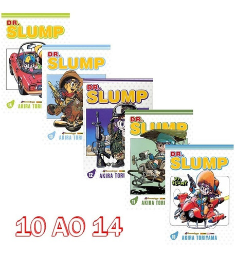 Dr Slump 10 Ao 14! Mangá Panini! Lacrado E Novo!