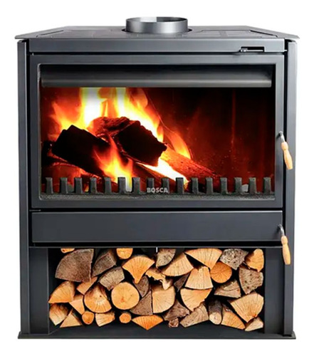 Calefactor A Leña Bosca 850 Freestanding Chimenea
