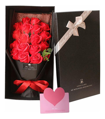 Rosas Artificiales Aspecto Real Cajas De Flores Para Regalo