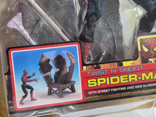 Figura Spiderman 2 Twist N Shoot Manos Intercambio Del 2004