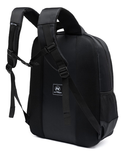 Mochila Executiva Nytron New York Preto Ny0026 C/cabo De Aço