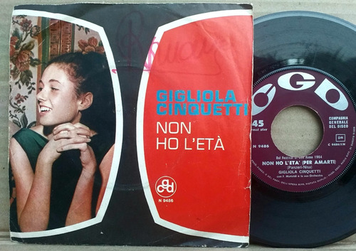 Gigliola Cinquetti - Non Ho L'età - Simple Italia Año 1964