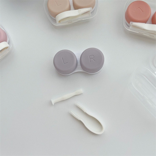 Estuche Pupilentes Lentes De Contacto Accesorios Kit Viaje Color