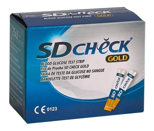 50 Tiras Reactivas Para Glucómetro Sd-check Gold