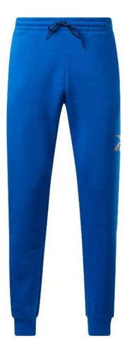 Pants Fitness Reebok Vector Fleece Azul Hombre Hm5913