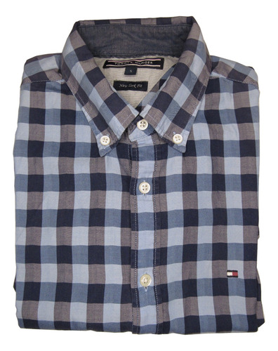 Camisa Tommy Hilfiger Azul Cel. Cuadros S (usada) / Rabstore