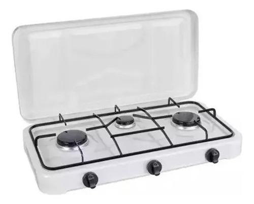 Cocina Cocinilla A Gas Encimera 3 Platos Con Tapa 