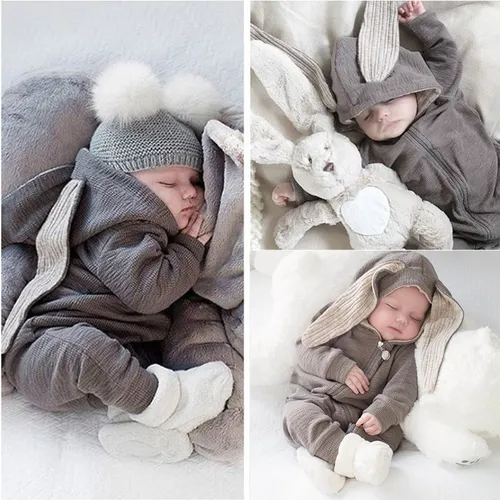 Mameluco de conejo para bebe recien nacido hotsell