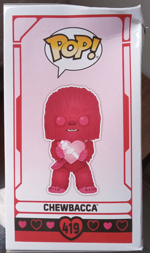 Funko Pop Chewbacca Corazon Star Wars Oferta Caja Dañada (Usado)