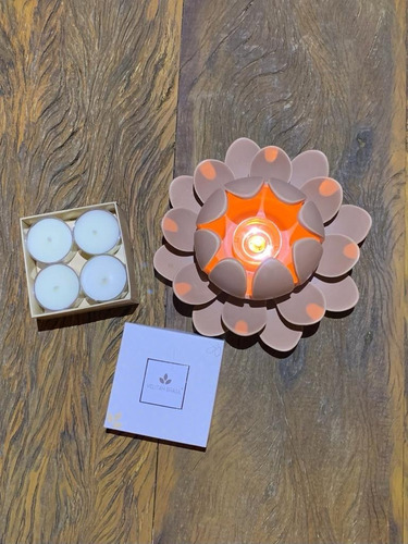 Imagem 4 de 4 de Vela Aromática Capim-cidreira Com 4 Mini Velas Aromatizadas