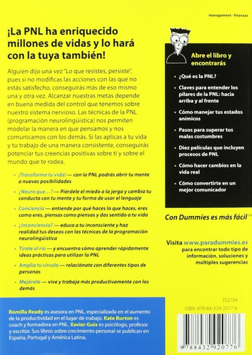 Pnl Para Dummies - Romilla Ready - Kate Burton - Xavier Guix