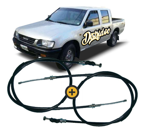 Conjunto De Cables Freno Isuzu 4x4 3.1 98/