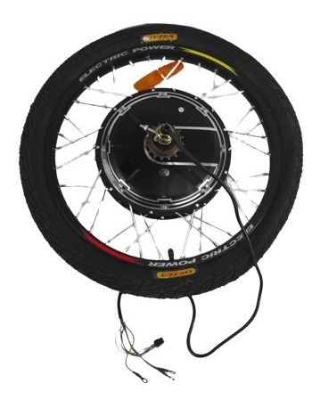 Imagen 4 de 5 de Caucho Trasero Rin Rayo,disco Y Motor Bicicleta Electrica